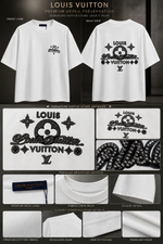 Load image into Gallery viewer, Rhinestone Monogram Collage Tee