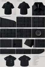 Load image into Gallery viewer, Balenciaga Interlocking Lattice Poplin Shirt