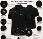 Load image into Gallery viewer, Boss Midnight Amber Performance Polo