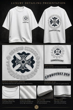 Load image into Gallery viewer, Rosette Embroidered Back Crew T-shirt