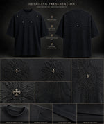 Load image into Gallery viewer, Chrome Hearts Cross-Embroidered Applique Tee