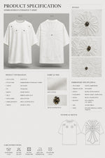 Load image into Gallery viewer, Optic White Tonal Embroidered Insignia Tee