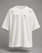 Load image into Gallery viewer, Optic White Tonal Embroidered Insignia Tee
