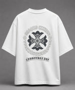 Load image into Gallery viewer, Rosette Embroidered Back Crew T-shirt