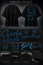 Load image into Gallery viewer, Midnight Sapphire Script Tee