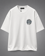 Load image into Gallery viewer, Chrome He arts Sapphire Script Tee