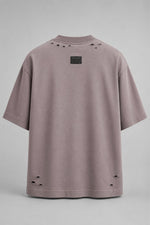 Load image into Gallery viewer, Heather Grey Exposed Underlay T-shirt