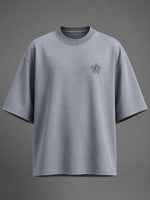 Load image into Gallery viewer, Distressed Hibiscus Oversized Tee