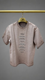 Load image into Gallery viewer, Heather Grey Exposed Underlay T-shirt