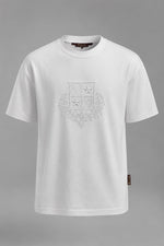 Load image into Gallery viewer, Chalk White Emblem Shield Tee
