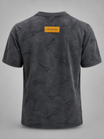 Load image into Gallery viewer, Obsidian-Wash Monogram Statement Tee