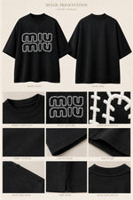 Load image into Gallery viewer, "Miu Miu" Whipstitch Tee
