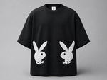 Load image into Gallery viewer, Playboy Symmetrical Mirror Bunny Tee