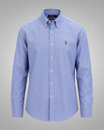Load image into Gallery viewer, Polo Ralph Sky Blue Fine Cotton Oxford Shirt