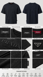 Load image into Gallery viewer, Washed Charcoal Allover Insignia Tee