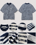Load image into Gallery viewer, Eclipse Stripe Oversized Tee