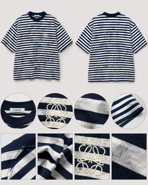 Eclipse Stripe Oversized Tee