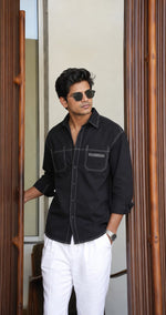 Load image into Gallery viewer, Monochrome Framing Shirt
