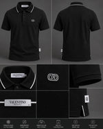 Load image into Gallery viewer, Valentino Nox Pique Polo