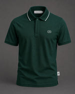 Load image into Gallery viewer, Valentino Viridian Pique Polo