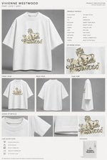 Load image into Gallery viewer, The "Vivienne Westwood" Cream-Core Outline Tee