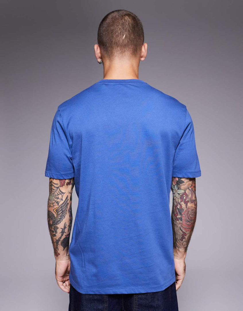 The Bold Block Logo Royal Blue Tee