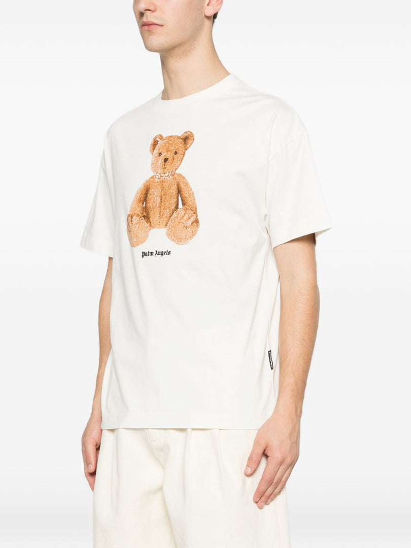 Classic Teddy Bear Graphic Off-White Tee