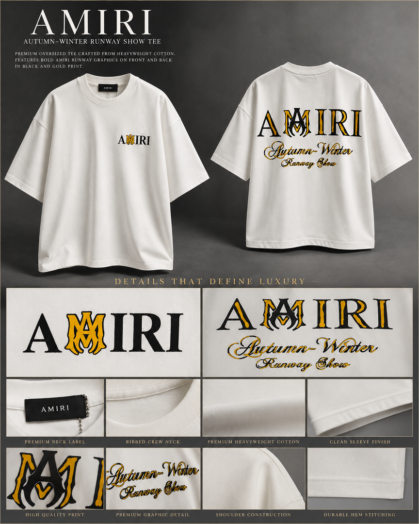 Alabaster Gilded Runway Tee