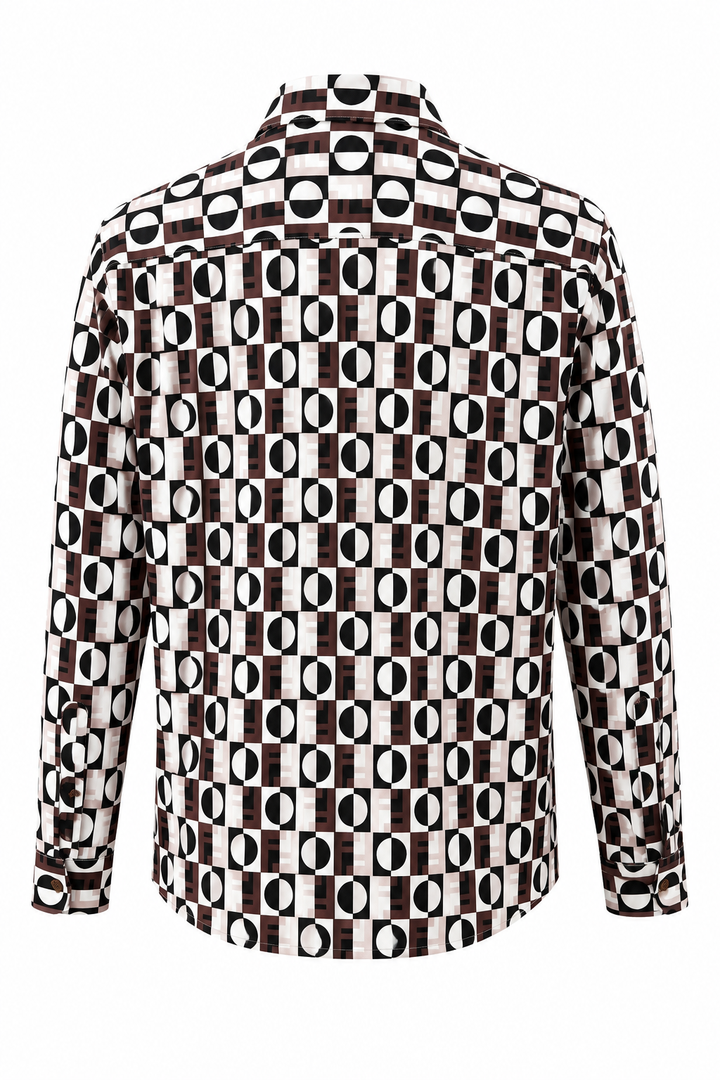 Fendi Geo-Monogram Illusion Shirt