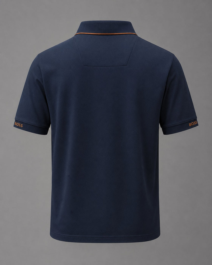 Boss Deep Navy Executive Polo Luxury T-shirt