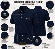 Deep Navy Executive Polo Luxury T-shirt