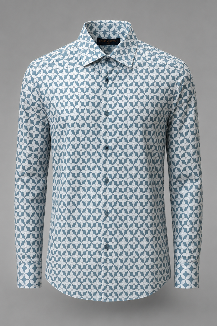 LV Cornflower Monogram Shirt