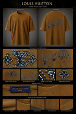 Load image into Gallery viewer, LV Studded Varsity Tee