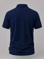 Load image into Gallery viewer, Midnight Indigo Pique Polo