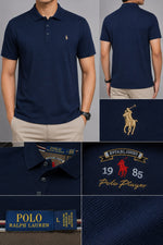 Load image into Gallery viewer, Midnight Indigo Pique Polo