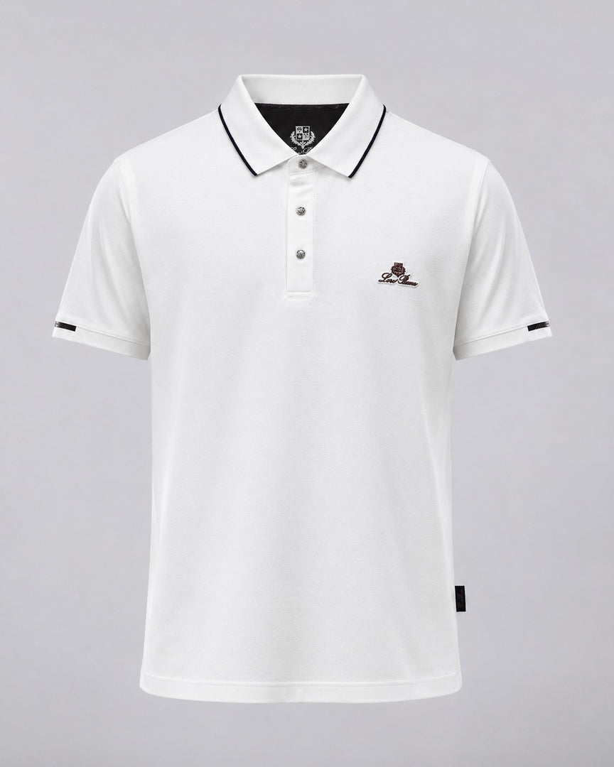 Optic Ivory Regal Pique Polo
