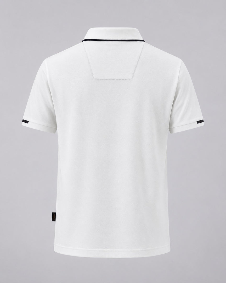 Optic Ivory Regal Pique Polo