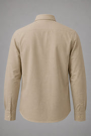 Desert Sand Minimalist Tailored Shirt