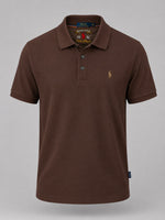 Load image into Gallery viewer, The Vintage Chestnut Mesh Polo