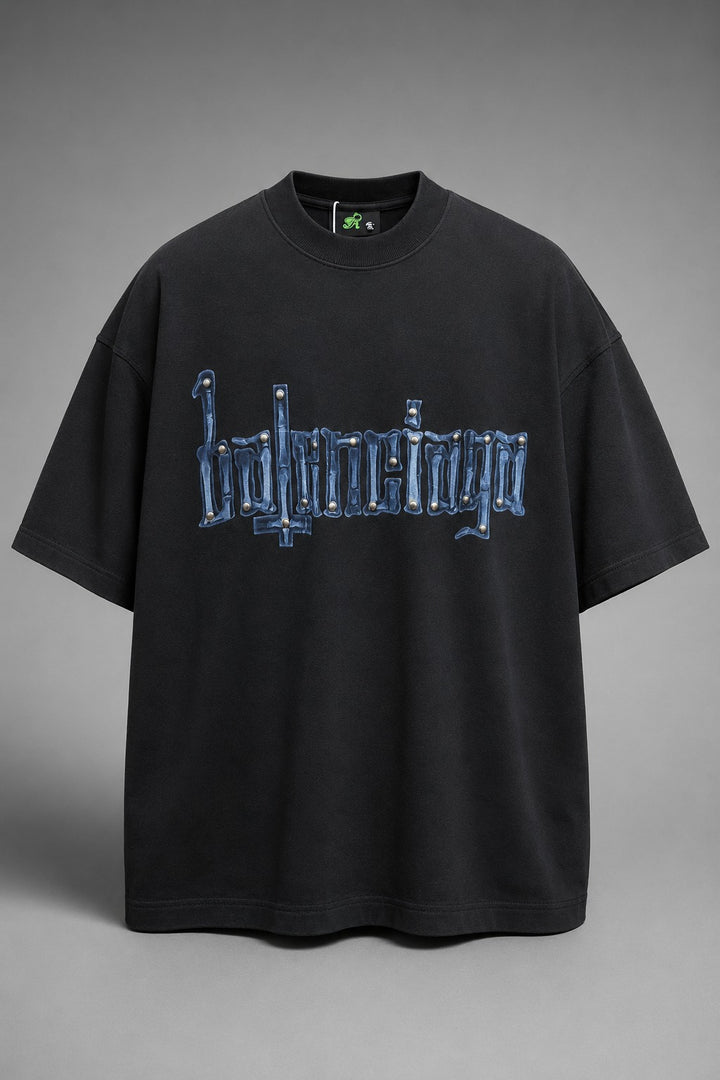 Balenciaga Skater Pierced-Logo Tee