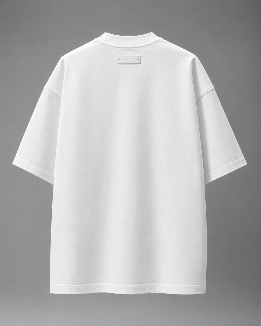 Skeletal Bone-Insignia Oversized Tee