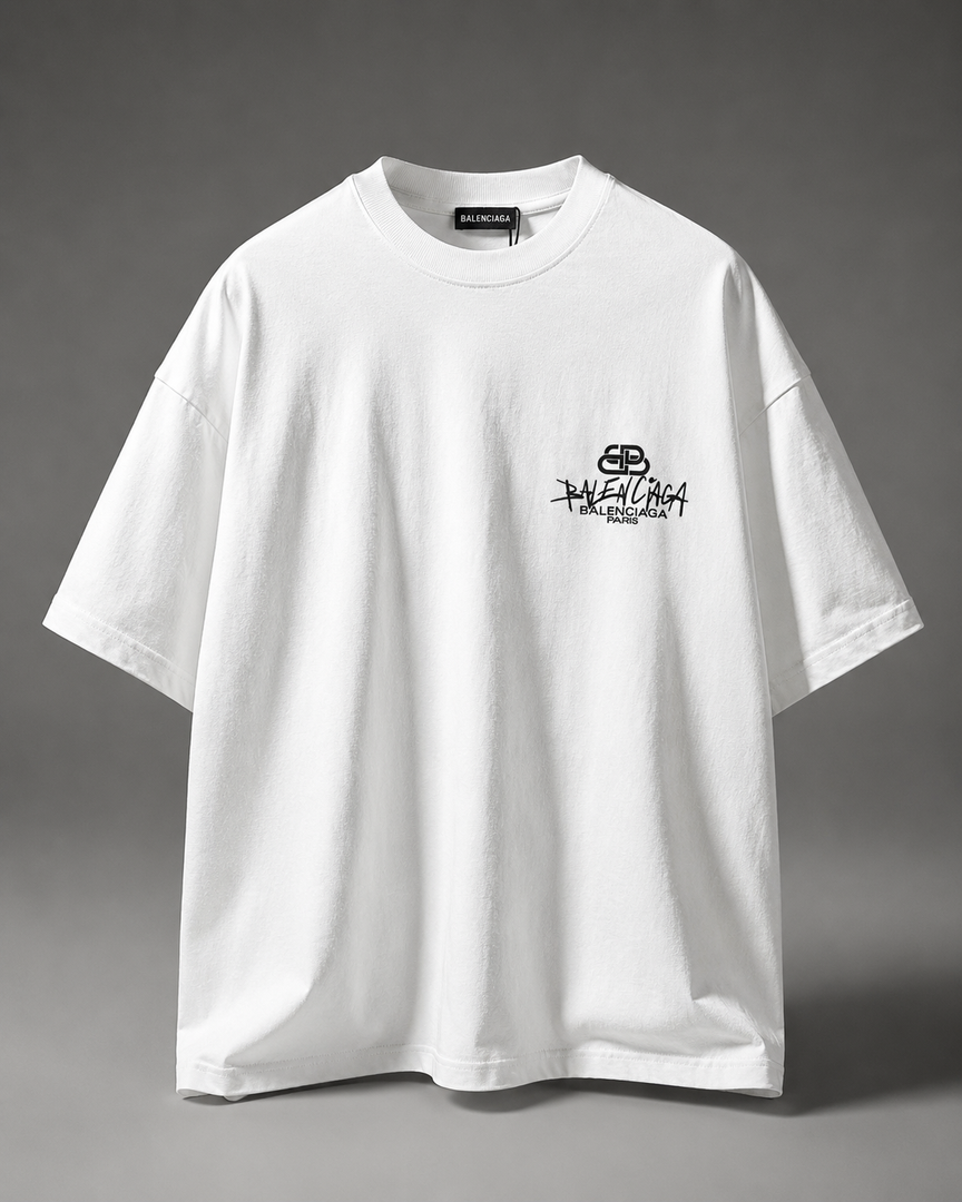 Balenci Multi-Logo Collage Tee