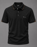 Load image into Gallery viewer, Boss Midnight Amber Performance Polo