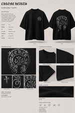 Load image into Gallery viewer, Chrome Hearts Onyx Gothic Line-Art Tee