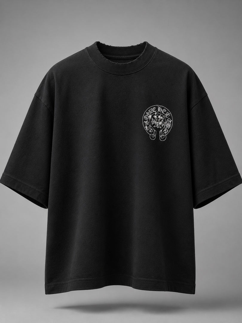 Chrome Hearts Onyx Gothic Line-Art Tee