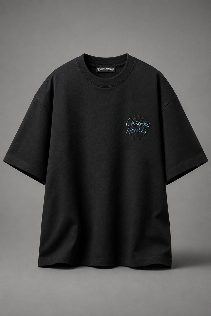 Midnight Sapphire Script Tee