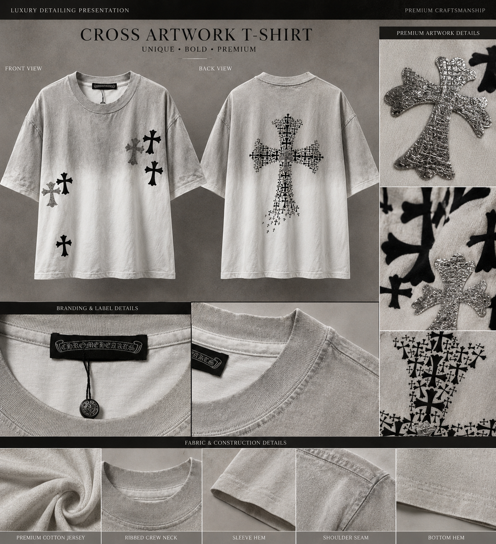 Chrome Cross Patch Tee