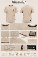 Load image into Gallery viewer, D&amp;G Grunge Monogram Desert Tee