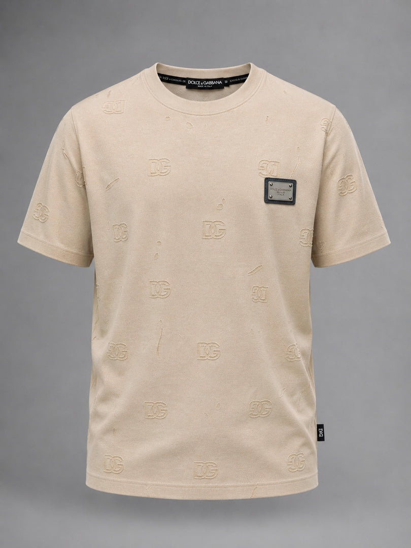 D&G Grunge Monogram Desert Tee
