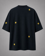 Load image into Gallery viewer, Dior Midnight Onyx Four-Leaf Applique Tee